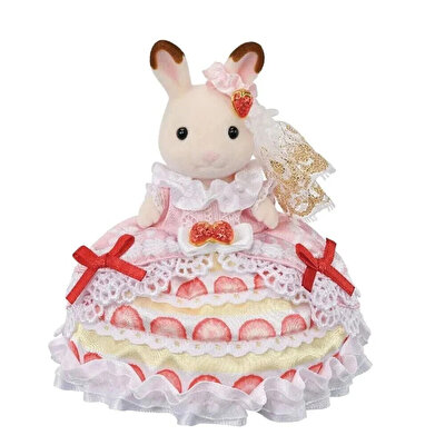 Sylvanian Families Freya’nın Doğum Günü Çilekli Pasta Elbisesi