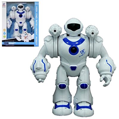 Sesli Ve Işıklı Savaş Robotu Mavi