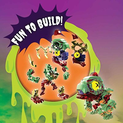 Sesli ve Işıklı Biopod Zombies Inmotion İkili Dinozor Robot
