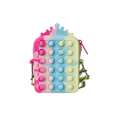 Sisbro Bubble Prenses Taçlı Pop İt Çanta