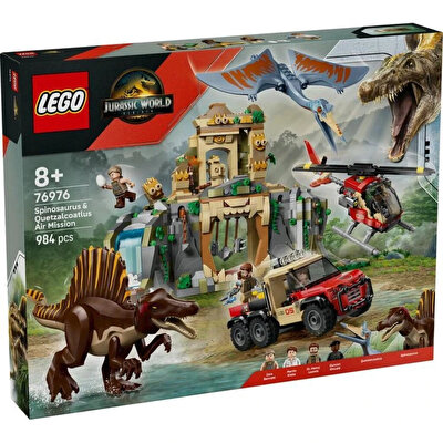 LEGO Jurassic World Spinosaurus ve Quetzalcoatlus Hava Görevi 76976