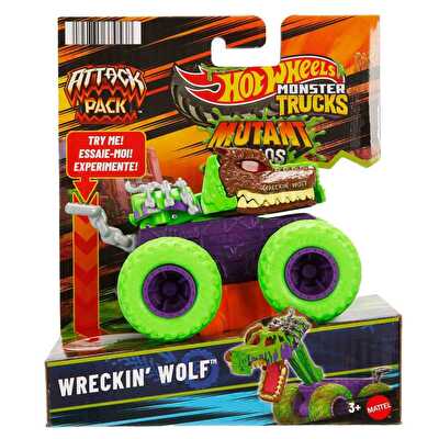 Hot Wheels Monster Trucks Atak Arabalar Wreckin' Wolf JML00