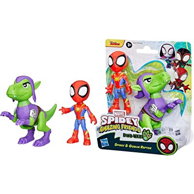 Spidey And His Amazing Friends Dino Webs Spidey & Goblin Raptor G0120