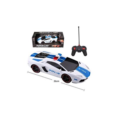 Uzaktan Kumandalı 1:16 Polis Arabası