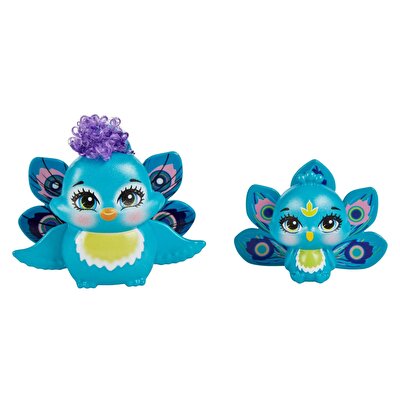 Enchantimals Kız Kardeş Bebekler Tavus Kuşu Patter ile Flap ve Pierapeacock ile Feather HCF83