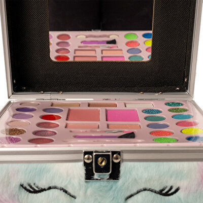 Lukky Kedili Peluş Makyaj Çantası