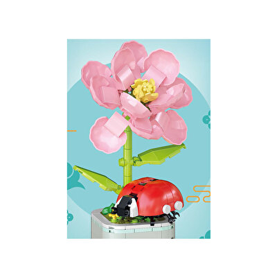 Mega Çi̇çekler ve Böcekler Yapı Blokları Uğur Böceği