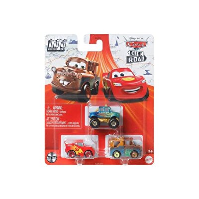 Cars Mini Karakter Arabalar Üçlü Paket HJJ20