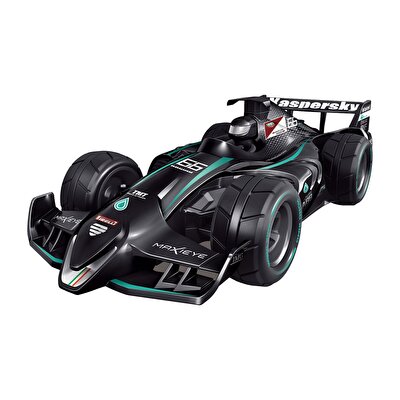 Formula 1 Spray Buhar Atan Uzaktan Kumandalı Siyah Araba