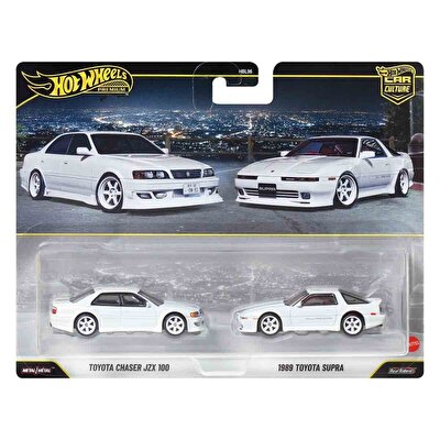 Hot Wheels 2'li̇ Premi̇um Araba Seti Toyota Chaser Jzx 100 Ve 1989 Toyota Supra JHW57