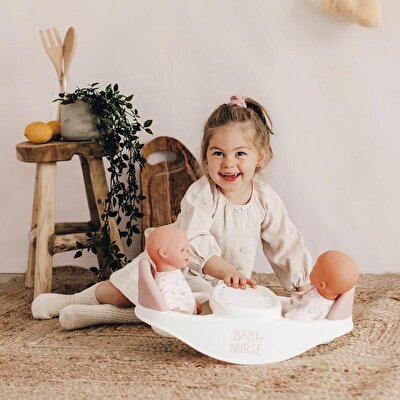 Smoby Baby Nurse İkiz Bebek Mama Sandalyesi