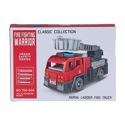 İtfaiye Araçları 50-509 Aerial Ladder Fire Truck Maket