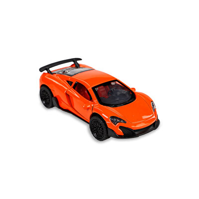 Çek Bırak 1:36 Metal Spor Araba Turuncu