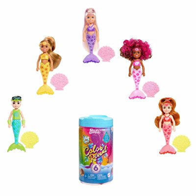 Barbie Color Reveal Renk Değiştiren Sürpriz Chelsea Gökkuşağı Deniz Kızı HDN75