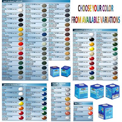 Revell Aqua Color Maket Boyası Greyish Green Silk 36362