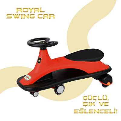 Sesli ve Işıklı Royal Swing Car Kırmızı