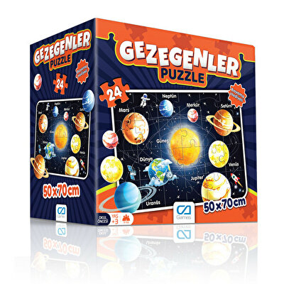 Gezegenler Eğitici Puzzle