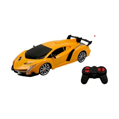 Şarjlı Işıklı Süper Sarı Spor Araba 218-A