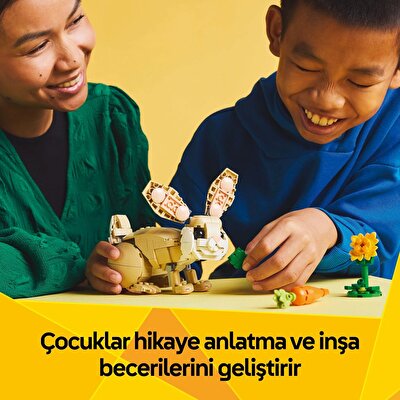 LEGO Creator 3'ü 1 Arada Arada Sevimli Tavşan 31162