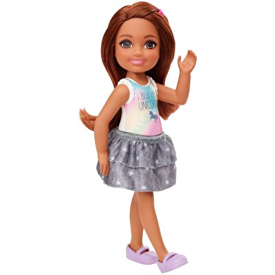 Barbie Aksesuarlı Chelsea Bebekler Yıldız Desenli Etekli GHV63