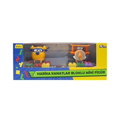 Harika Kanatlar Bloklu Mini Figür Albert ve Donnie 2'li Figür