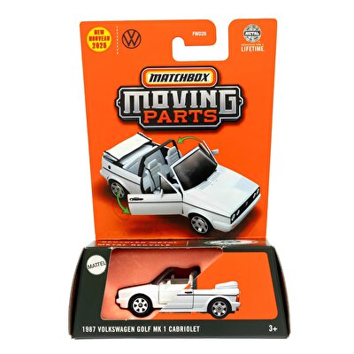 Matchbox 1:64 Arabalar 1987 Volkswagen Golf MK 1 Cabriolet JBW73
