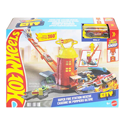 Hot Wheels City Süper İtfaiye İstasyonu Oyun Seti JHL95