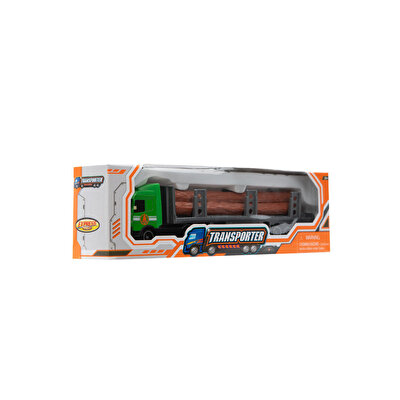 Express Wheels Transporter Die Cast Kereste Kamyon Yeşil