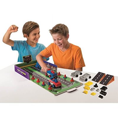 Kinetic Sand Build Çarpışan Arabalar Yarış Seti