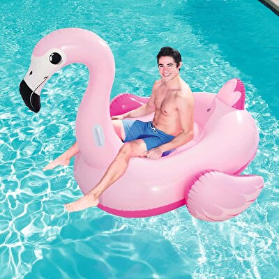 Bestway Pembe Flamingo Binici