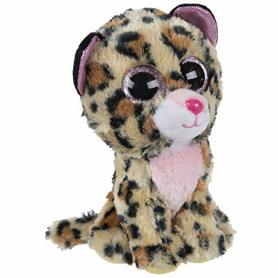 Ty Beanie Boo Livvie Pembe Leopar 24 cm.