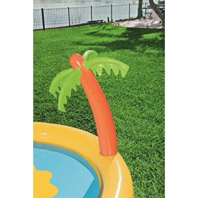 Bestway Kaydıraklı Fiskiyeli Emoji Havuz 237x201x104 cm.