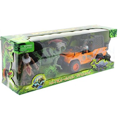 Dinozor Avcısı Jeepli Oyun Seti  D124-58