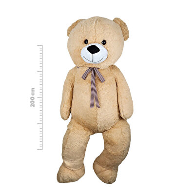 Uzun Krem Rengi Peluş Ayı 200 Cm