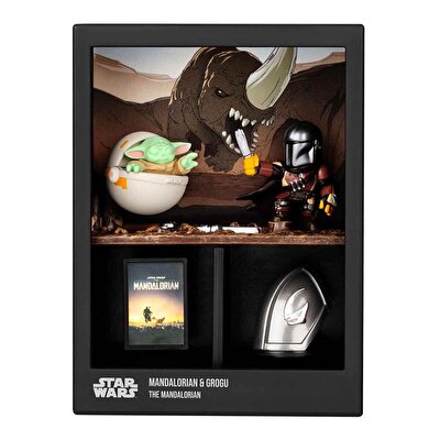FANDROP Star Wars Mandalorian ve Grogu Diorama