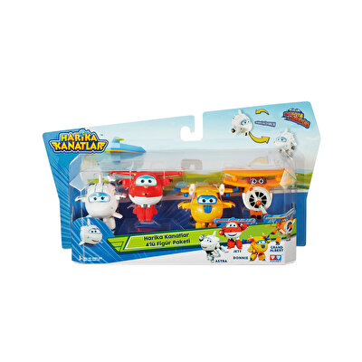 Harika Kanatlar 4´lü Mini Figür Seti (Astra. Jett. Donnie. Grand Albert)