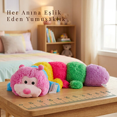 Rengarenk Peluş Tırtıl 105 Cm