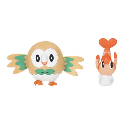 Pokemon Battle Fi̇gürler Rowlet Tatsugiri