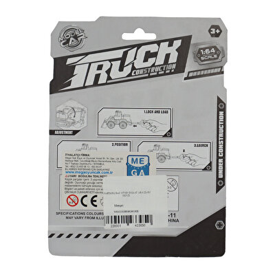 Anahtarlı Bas Gitsin İnşaat Araçları Kepçe