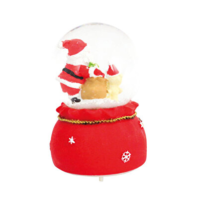 Yılbaşı Noel Baba Pilli Kar Küresi