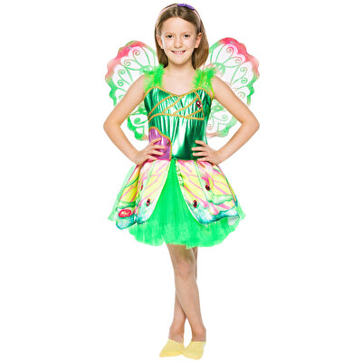 Winx Flora Kostüm 4-6 Yaş