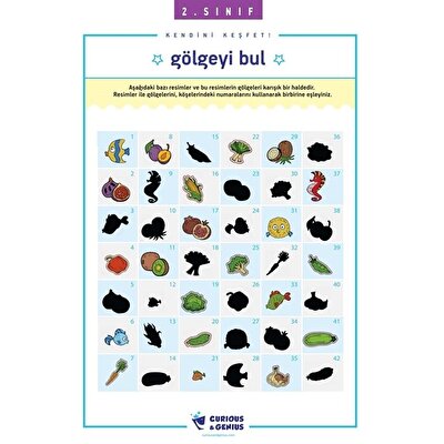 2.Sınıf - Bilişsel Beceriler Geliştirme Aktiviteleri Seti (A-B-C seri)