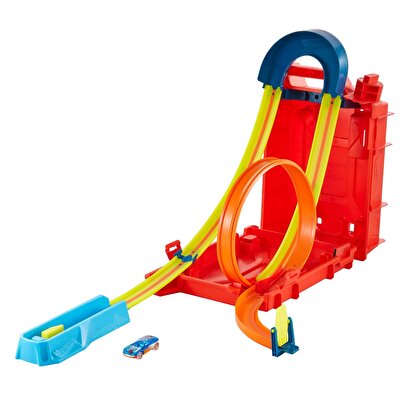 Hot Wheels Track Builder Benzin Bidonu Akrobasi Seti HDX78