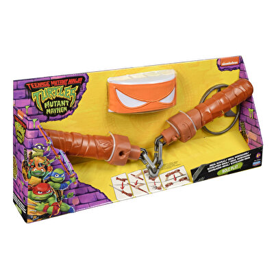 TMNT Maske ve Aksesuar Seti Nunchaku Di Michelangelo
