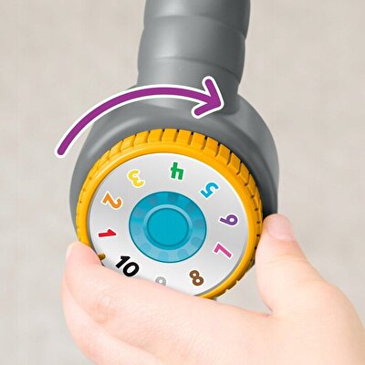 Fisher Price 2'si 1 Arada  Sesli ve Işıklı Eğlen ve Öğren Süpürge JMM35