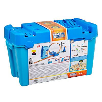 Hot Wheels Track Builder Kutulu Uzman Serisi Yarış Seti Dönen Parkur Kutusu FLK90