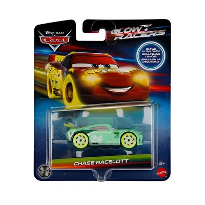 Cars Karanlıkta Parlayan Yarışçılar Tekli Karakter Araçlar Chase Racelott HYM84