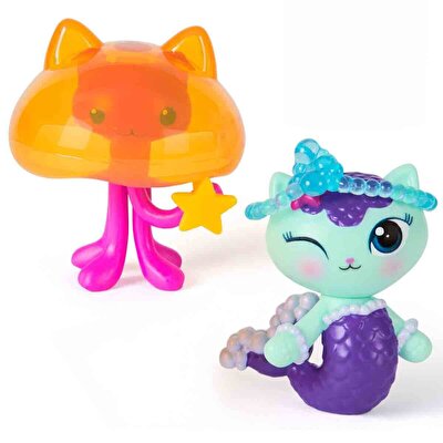 Gabby’s Dollhouse 2’li Figür Paketi Mercat ve Kitty Jellyfish