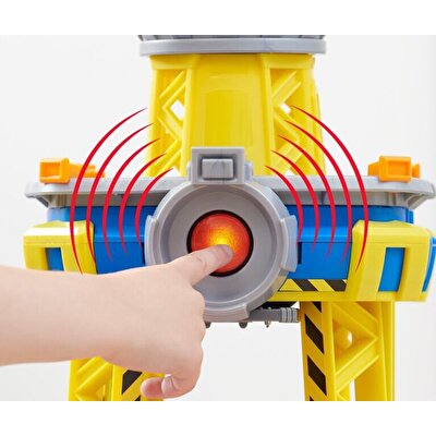 Paw Patrol Rubble & Crew Rubble Buldozer ve Bark Yard Vinç Kulesi Oyun Seti