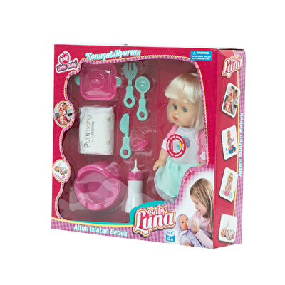 Baby Luna Altını Islatan Yemek Setli̇ Bebek Balıklı Elbi̇se